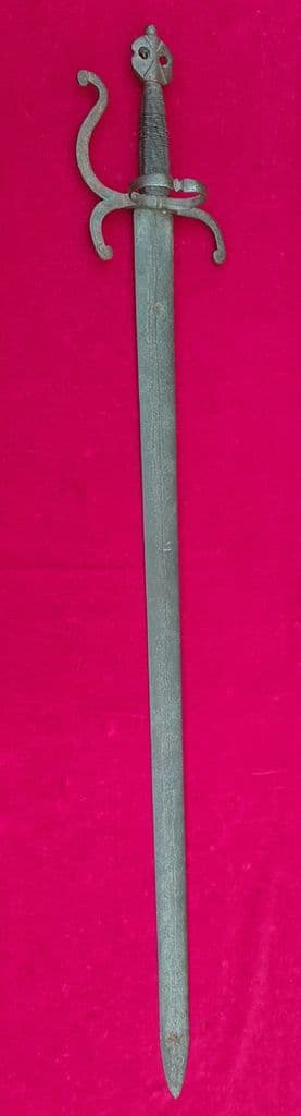 A rare Swiss sword probably 18th Century. Good condition. Ref 3124